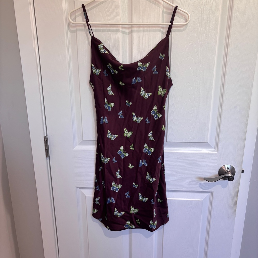 Urban Outfitters Mallory Butterfly Mini Slip Dress - Picture 5 of 11